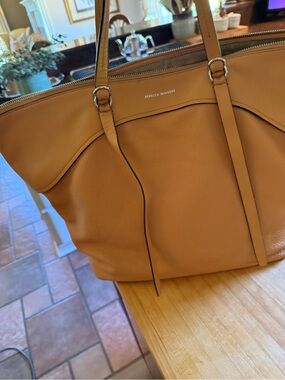 Rebecca Minkoff Tan Leather Tote with Dual Shoulder Straps